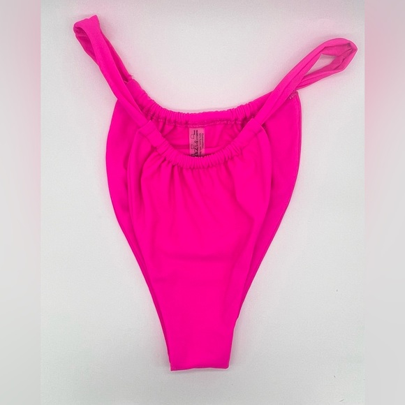 NWT ZAFUL Womens Ruched Underwire Bikini with Thong Criss Cross Top - Picture 6 of 11